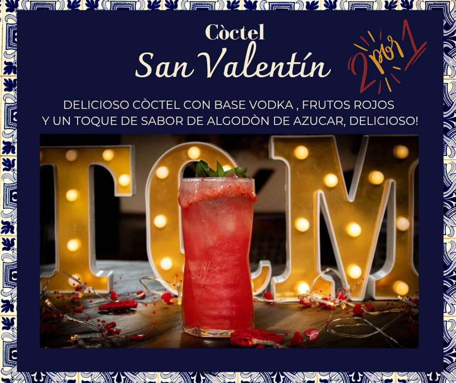 Coctel san valentin