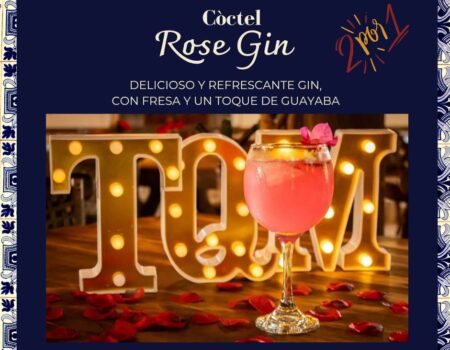 Coctel Rose Gin