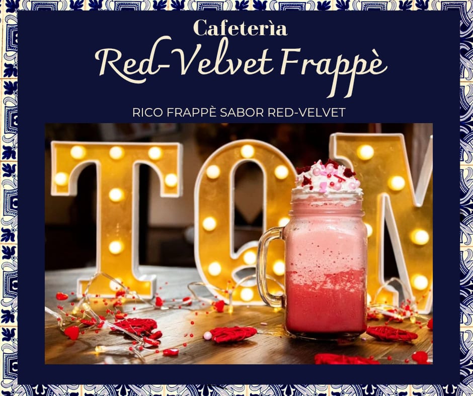 Red velvet frappe